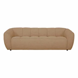Phoebe 3 Seater Sofa in Lola Mushroom by OZ Design, a Sofas for sale on Style Sourcebook