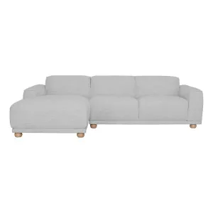 Mitchell 2.5 Seater Sofa + Chaise LHF in Harmony Silver by OZ Design, a Sofas for sale on Style Sourcebook