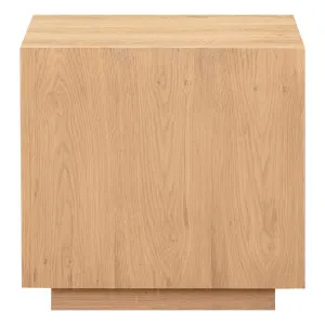 Leola Square Side Table 50cm in Sandblast Oak by OZ Design, a Side Table for sale on Style Sourcebook