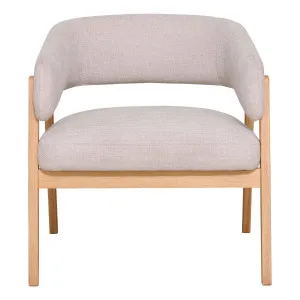 Pascal Occasional Chair in Chacha Beige / Oak Clear by OZ Design, a Chairs for sale on Style Sourcebook