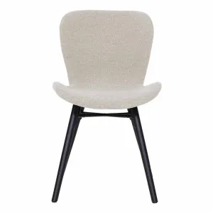 Batilda Dining Chair in Monza Cream / Black Leg by OZ Design, a Dining Chairs for sale on Style Sourcebook