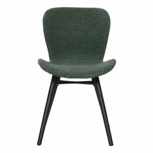 Batilda Dining Chair in Monza Green / Black Leg by OZ Design, a Dining Chairs for sale on Style Sourcebook