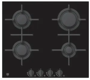 V-ZUG 57cm Natural Gas Cooktop GAS641GKAZ 3108965415 by V-ZUG, a Cooktops for sale on Style Sourcebook