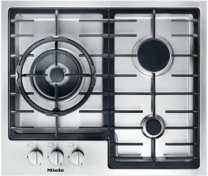 Miele 60cm 3 Burner Natural Gas Cooktop Stainless Steel KM2312G by Miele, a Cooktops for sale on Style Sourcebook