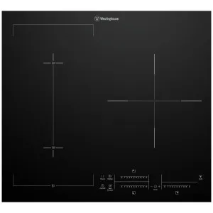 Westinghouse 60cm 3 Burner Zone Induction Cooktop WHI635BE by Westinghouse, a Cooktops for sale on Style Sourcebook
