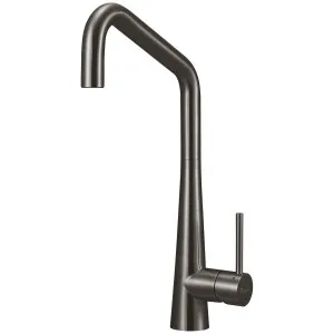 Oliveri Essente 316 Stainless Steel Square Goose Neck Mixer - Gun Metal SS31670-GM by Oliveri, a Kitchen Taps & Mixers for sale on Style Sourcebook