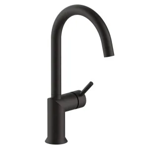 Fantini Nostromo Sink Mixer - Deep Black PVD 42S11855FZ by Fantini, a Kitchen Taps & Mixers for sale on Style Sourcebook