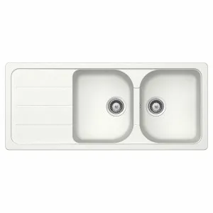 Abey Schock Formhaus Aplina Double Bowl Sink FD-200W by Abey, a Kitchen Sinks for sale on Style Sourcebook