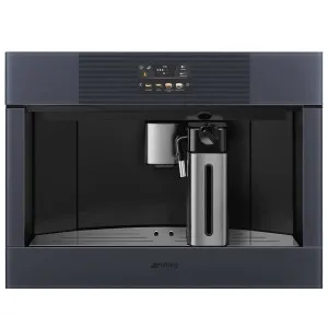 Smeg Linea Compact Built-In Coffee Machine Neptune Grey CMS4104G by Smeg, a Espresso Machines for sale on Style Sourcebook