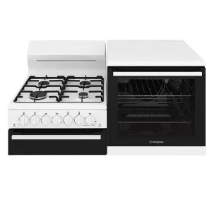 Westinghouse Elevated Natural Gas Conventiona Oven/Stove WDG110WCNG-R by Westinghouse, a Cooktops for sale on Style Sourcebook