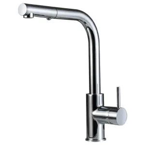 Rogerseller Tonic Square Sink Mixer with Pull Out Spray - Chrome 3606013901 by Rogerseller, a Kitchen Taps & Mixers for sale on Style Sourcebook