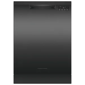Fisher & Paykel Series 5 Contemporary Freestanding Dishwasher Black Steel DW60FC1B2 by Fisher & Paykel, a Dishwashers for sale on Style Sourcebook