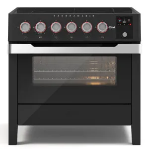 ILVE 90cm Panoramagic Induction Freestanding Oven Matte Black PMI09S3MK by Ilve, a Ovens for sale on Style Sourcebook