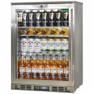 Rhino 129L Stainless Steel Bar Fridge with Heated Glass SG1L-HDQ by Rhino, a Refrigerators, Freezers for sale on Style Sourcebook