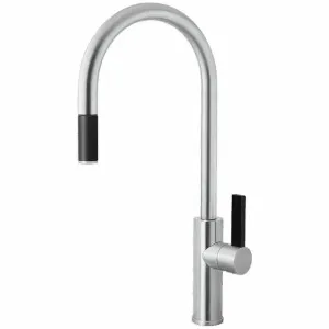 Armando Vicario Luz Pull Out Kitchen Mixer Tap LUZ-1BC by Armando Vicario, a Kitchen Taps & Mixers for sale on Style Sourcebook
