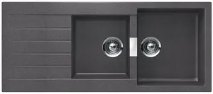 Abey Schock Signus 1 and 3/4 Bowl Sink with Drainer D200S by Abey, a Kitchen Sinks for sale on Style Sourcebook