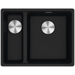 Franke Maris 340/150mm 1 and 1/2 Bowl Left Flushmount Sink Onyx MRG260SBLON-B by Franke, a Kitchen Sinks for sale on Style Sourcebook
