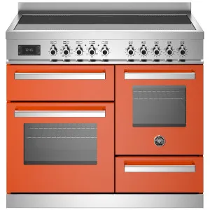 Bertazzoni 100cm Arancio Induction Freestanding Oven PRO105I3EART by Bertazzoni, a Cooktops for sale on Style Sourcebook