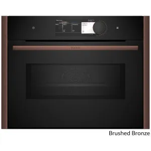 NEFF 45cm Pyrolytic Compact Oven with Microwave Brushed Bronze C29MY7MY0-BB by NEFF, a Ovens for sale on Style Sourcebook
