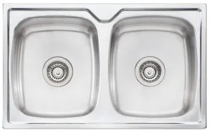 Oliveri Endeavour Double Bowl Topmount Sink EE64 by Oliveri, a Kitchen Sinks for sale on Style Sourcebook