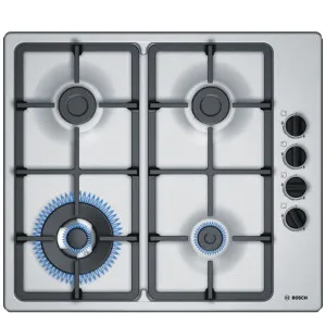 Bosch Series 2 60cm Natural Gas Stainless Steel Cooktop PBH6B5B90A by Bosch, a Cooktops for sale on Style Sourcebook
