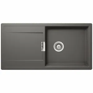 Abey Schock Mono Single Bowl with Drainer Stone MD-100LS by Abey, a Kitchen Sinks for sale on Style Sourcebook