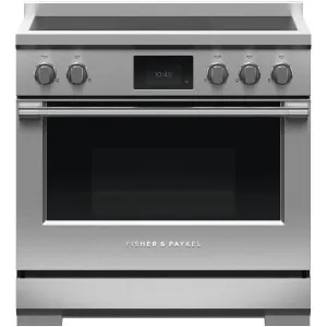 Fisher & Paykel Series 9 91cm Professional Freestanding Induction Pyrolytic Cooker Stainless Steel RIV3-915 by Fisher & Paykel, a Cooktops for sale on Style Sourcebook