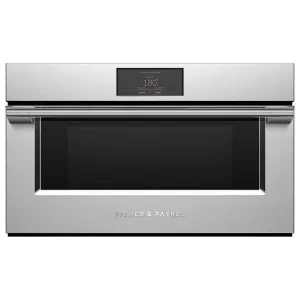 Fisher & Paykel 76cm Series 9 Professional Compact Combi-Microwave Oven Stainless Steel OM76NPTX1 by Fisher & Paykel, a Microwave Ovens for sale on Style Sourcebook