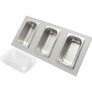 The Galley Condiment Serving Board - Gray Resin SB-09-U-GR by The Galley, a Kitchen Sinks for sale on Style Sourcebook