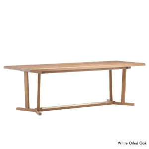 De La Espada Shaker Dining Table Large in Oak Timber 764LTK by De La Espada, a Dining Tables for sale on Style Sourcebook