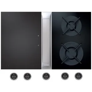 Bora Professional 3.0 2 Burner Induction & 2 Burner Gas Cooktop with Integrated Rangehood PKAS3FIG by Bora, a Ovens for sale on Style Sourcebook