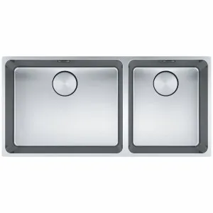 Franke Mythos 500/340mm and 1 and 1/2 Bowl Right 3 Way Installation Sink MYX220-5034BSBR by Franke, a Kitchen Sinks for sale on Style Sourcebook