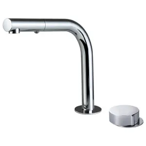 Rogerseller Eccentric Hob Sink Mixer and Outlet with Pull Out Spray - Chrome 360600405201 by Rogerseller, a Kitchen Taps & Mixers for sale on Style Sourcebook