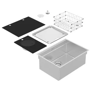 Abey Boutique Piazza Plus Large Bowl Sink PZQ565 by Abey, a Kitchen Sinks for sale on Style Sourcebook