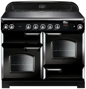 Falcon 110cm Classic Freestanding Electric Oven/Stove Black and Chrome CLA110EI5BL-CH by Falcon, a Cooktops for sale on Style Sourcebook