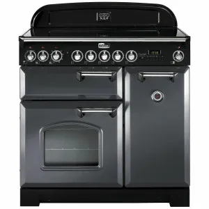 Falcon 90cm Classic Deluxe Freestanding Induction Oven/Stove Slate and Chrome CDL90EISLCH by Falcon, a Cooktops for sale on Style Sourcebook