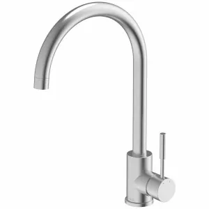 Gareth Ashton Gooseneck Kitchen Mixer Tap KTA029-BR by Gareth Ashton, a Kitchen Taps & Mixers for sale on Style Sourcebook