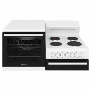 Westinghouse White Elevated Electric Oven WDE132WC-L by Westinghouse, a Cooktops for sale on Style Sourcebook
