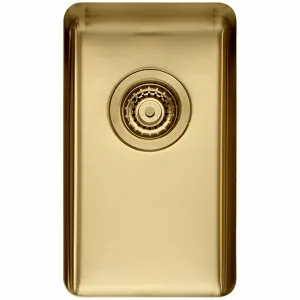 Titan Small Single Bowl Sink Champagne TSCH28 by Titan, a Kitchen Sinks for sale on Style Sourcebook