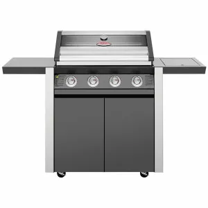 BeefEater 1600 Series Dark Four Burner BBQ with Side Burner & Trolley BMG1641DA by BeefEater, a BBQs for sale on Style Sourcebook