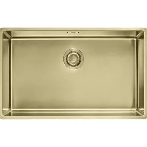 Franke Mythos Masterpiece 685mm Single Bowl Sink Gold BXM210-68GD by Franke, a Kitchen Sinks for sale on Style Sourcebook