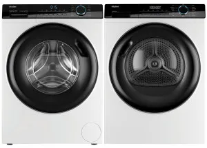Haier 7.5kg Front Load Washing Machine & 8kg Heat Pump Dryer Laundry Package HWF75AW3HDHP80AW1 by Haier, a Washing Machines & Dryers for sale on Style Sourcebook
