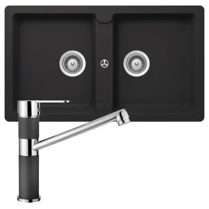 Abey Schock Typos Double Bowl Sink Pack TN200TB by Abey, a Kitchen Sinks for sale on Style Sourcebook