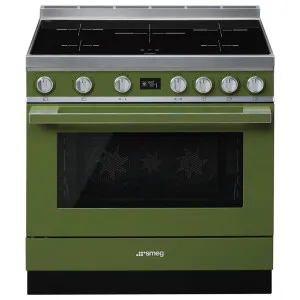 Smeg 90cm Portofino Freestanding Electric Oven/Stove CPF9IPOG by Smeg, a Cooktops for sale on Style Sourcebook