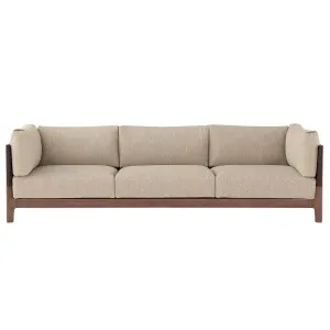 Amura Stilt 060 Sofa - Ortisei 02 Fabric with Walnut Stained Ash and Leather 19 AM120-060-WSA by Amura, a Sofas for sale on Style Sourcebook