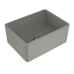 Turner Hastings Novi 60 x 46 Fine Fireclay Single Bowl Butler Sink Concrete NO604FS-CL by Turner Hastings, a Kitchen Sinks for sale on Style Sourcebook