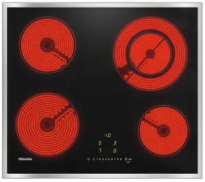 Miele 60cm Electric 4 Burner Cooktop KM6520 by Miele, a Cooktops for sale on Style Sourcebook
