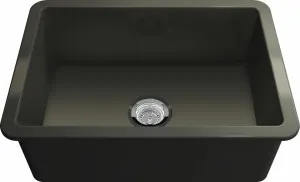 Turner Hastings Cuisine 68 Single Bowl Inset and Undermount Sink Matte Black CU68FS-MB by Turner Hastings, a Kitchen Sinks for sale on Style Sourcebook