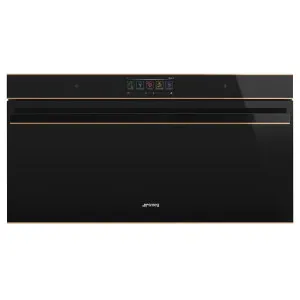 Smeg 90cm Dolce Stil Novo Pyrolytic Touch Control Oven - Black SFPR9606WTPNR by Smeg, a Ovens for sale on Style Sourcebook