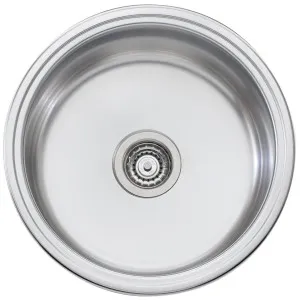 Oliveri Solitaire Round Bowl Sink LR510 by Oliveri, a Kitchen Sinks for sale on Style Sourcebook